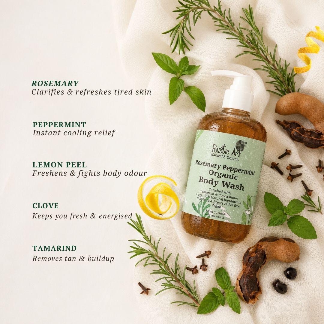 Rosemary Peppermint Body Wash (300ml)