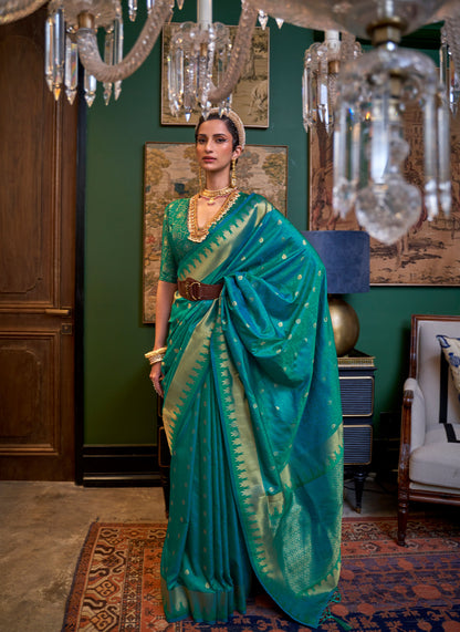 Green Karissa Silk Handloom Saree