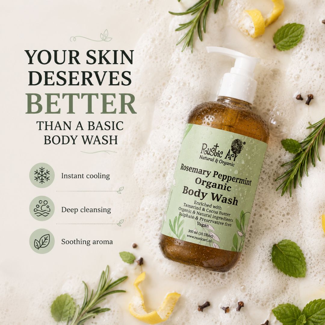 Rosemary Peppermint Body Wash (300ml)
