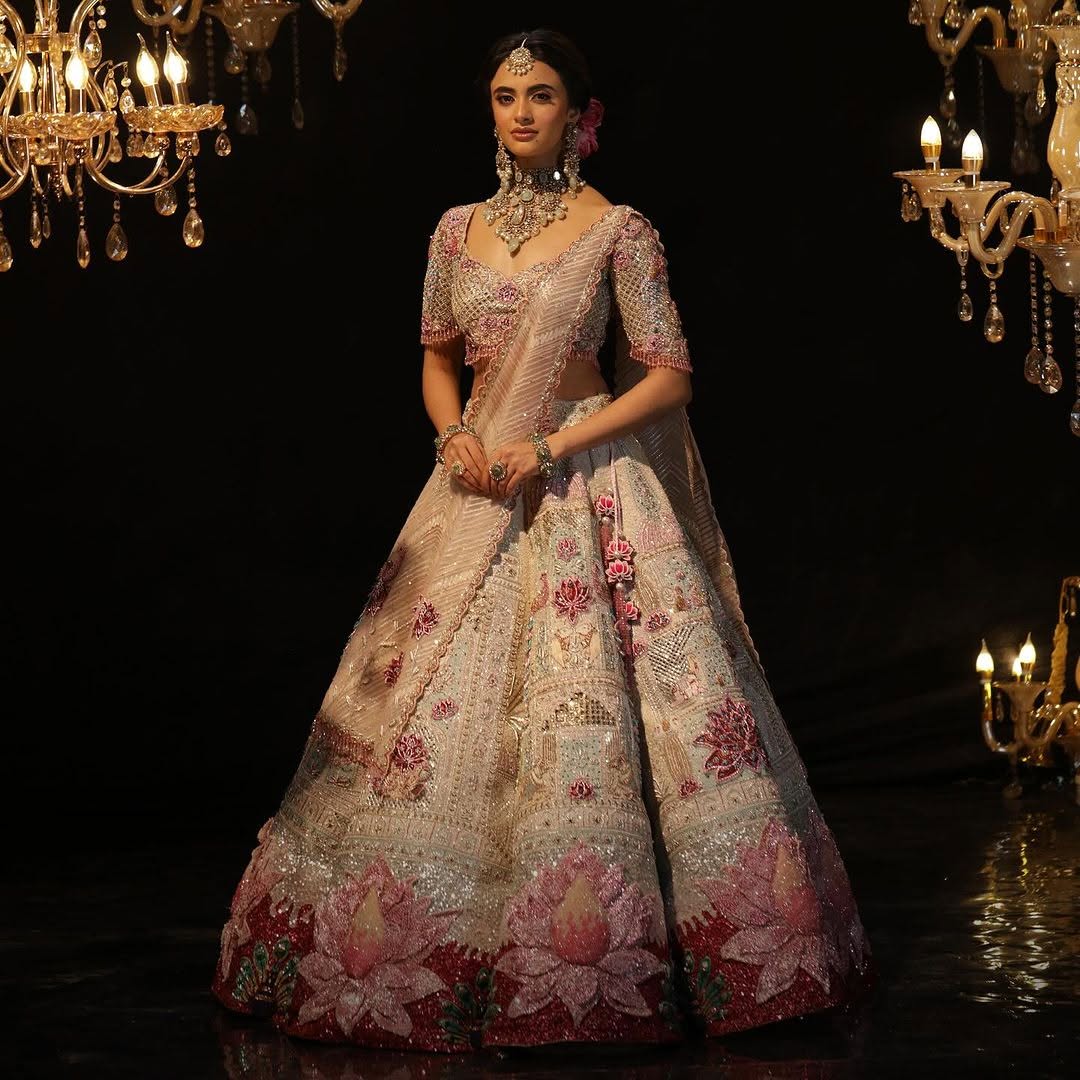 Custom Heavy Regal Bridal lehenga