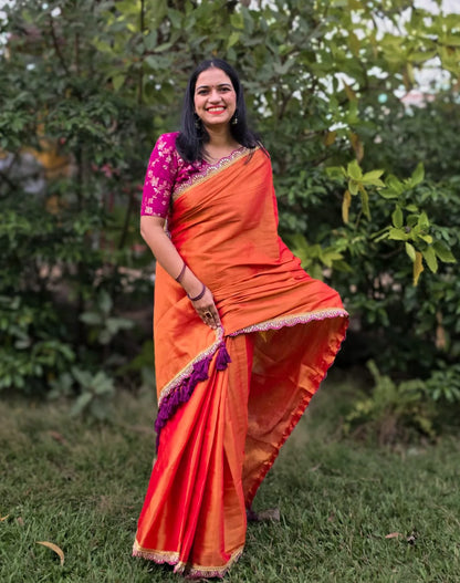 Sizzling Scarlet Saree
