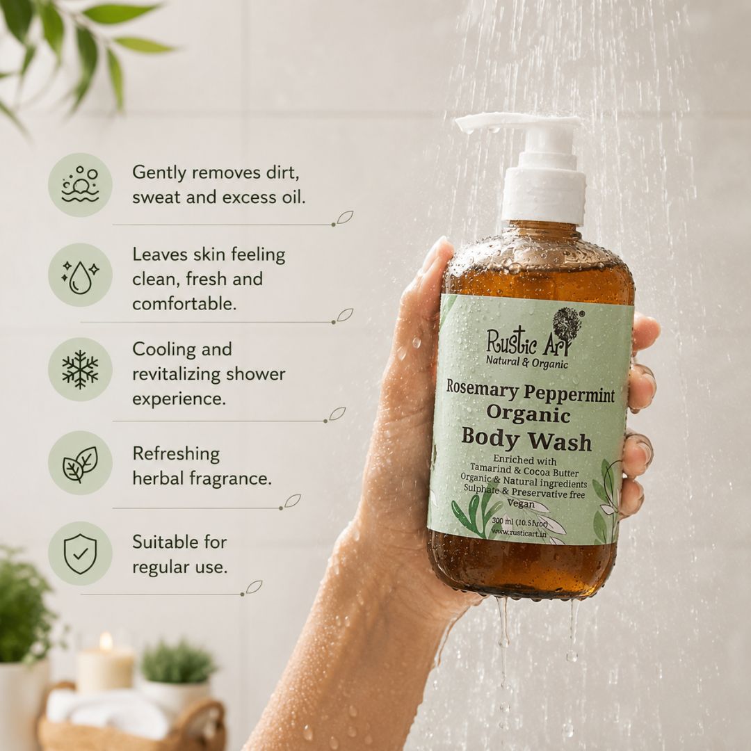 Rosemary Peppermint Body Wash (300ml)