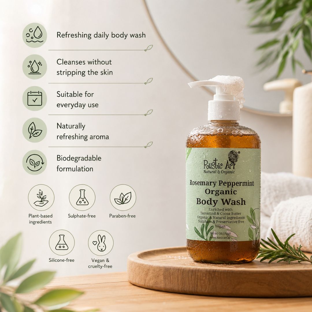 Rosemary Peppermint Body Wash (300ml)