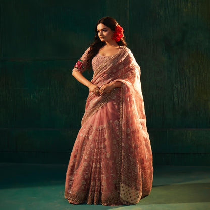 Custom Baby Pink Bridal lehenga