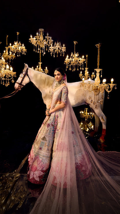 Custom Heavy Regal Bridal lehenga