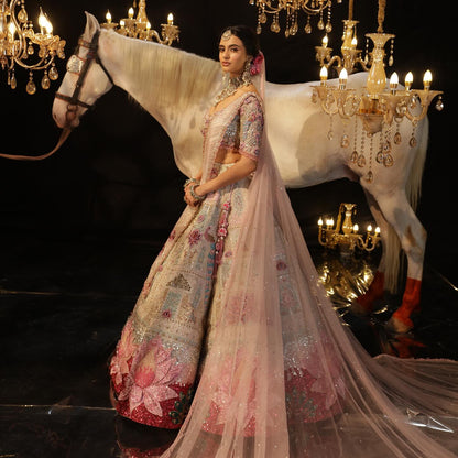 Custom Heavy Regal Bridal lehenga