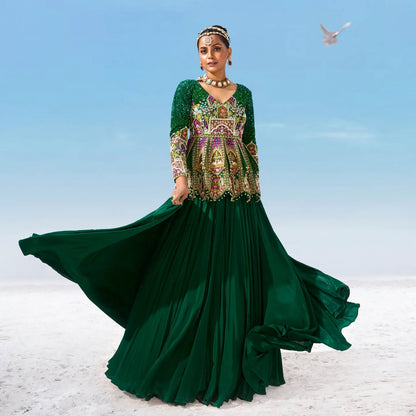 Custom Green Heavy Suit Set