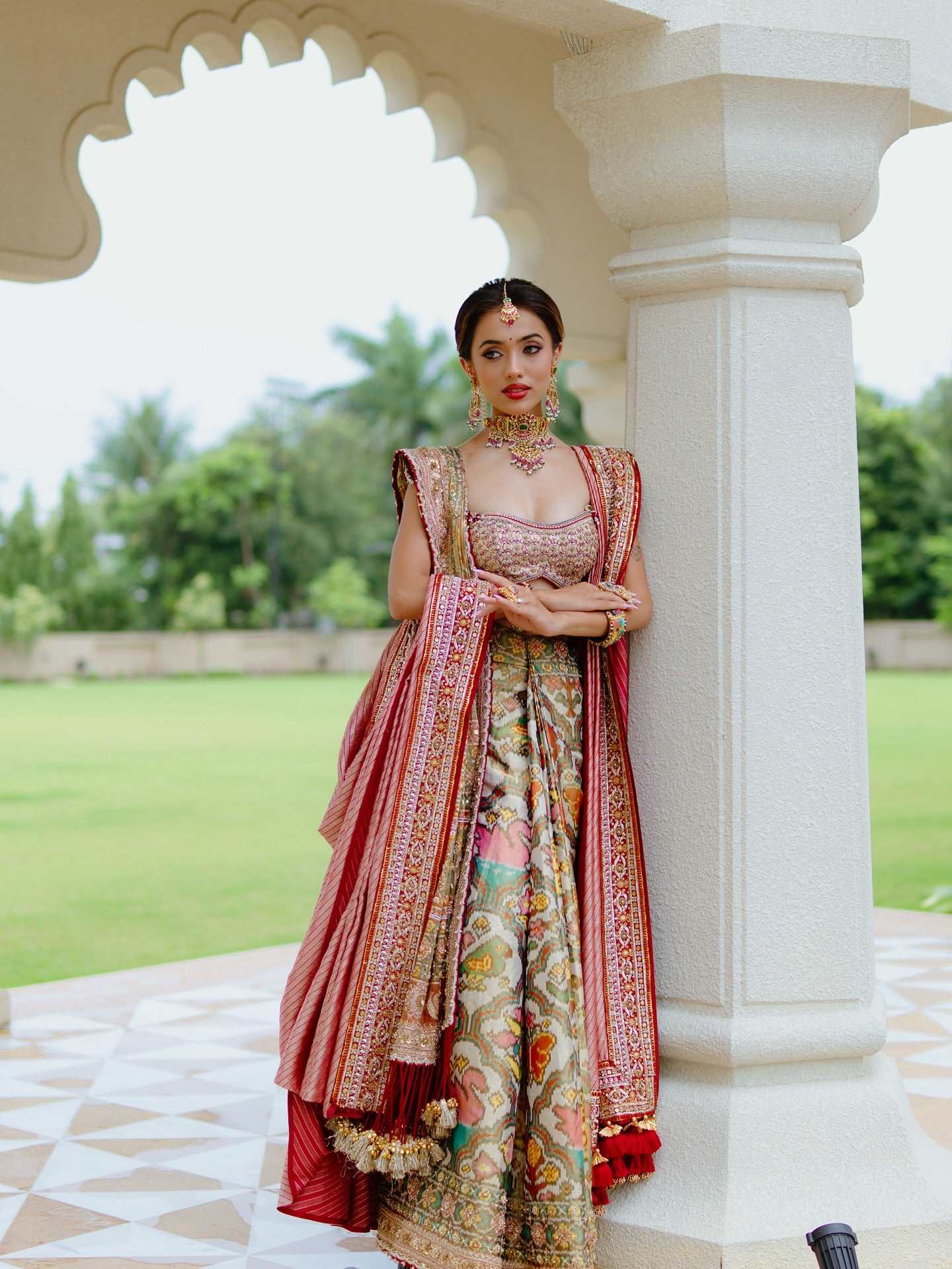 Custom Heavy Red Bridal