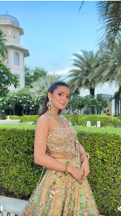 Custom bridal lehenga