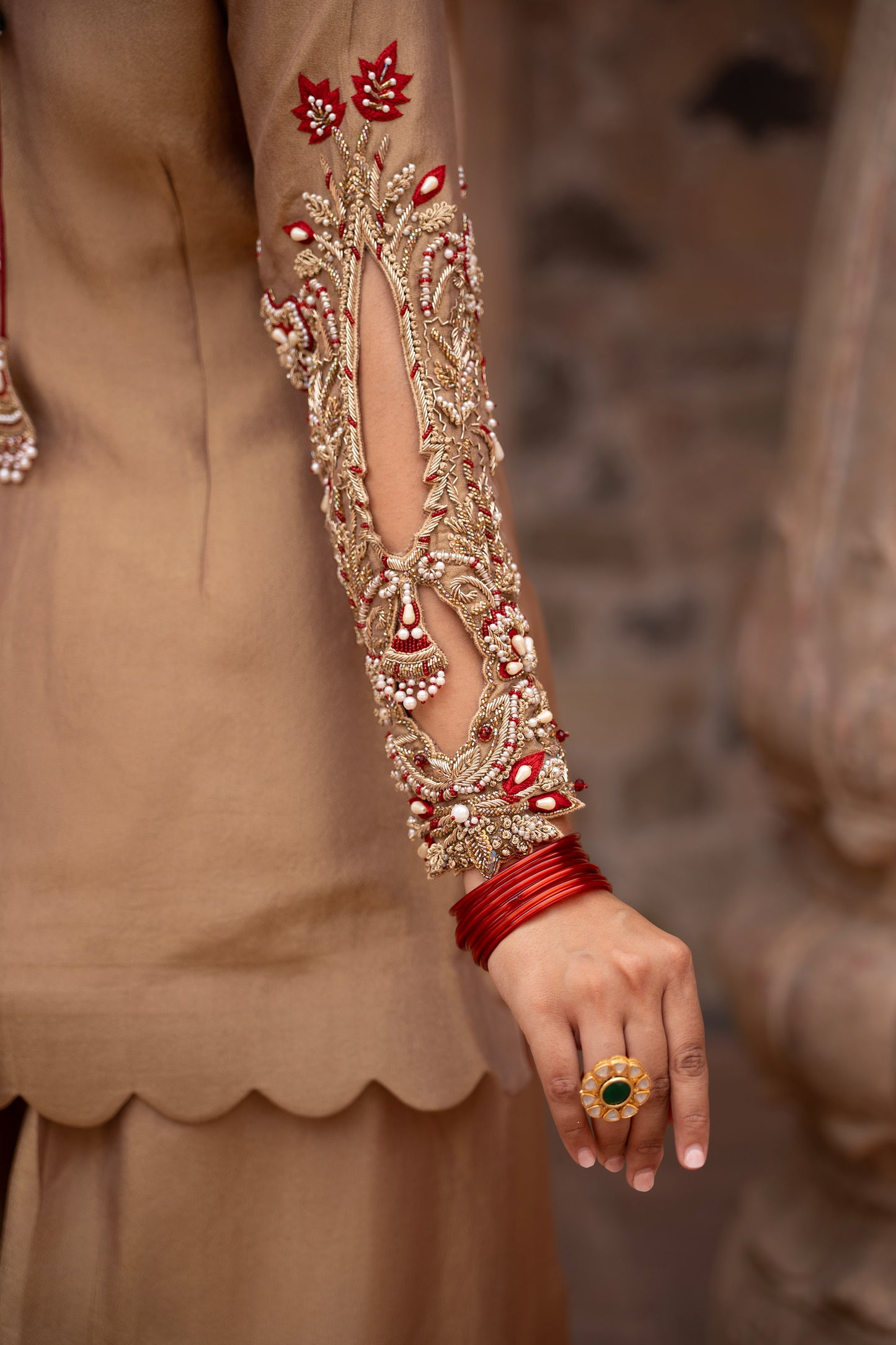 Zehra Hand-Embroidered Farshi Salwar Set