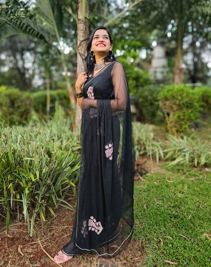 Thar to Tezpur tales Black Saree