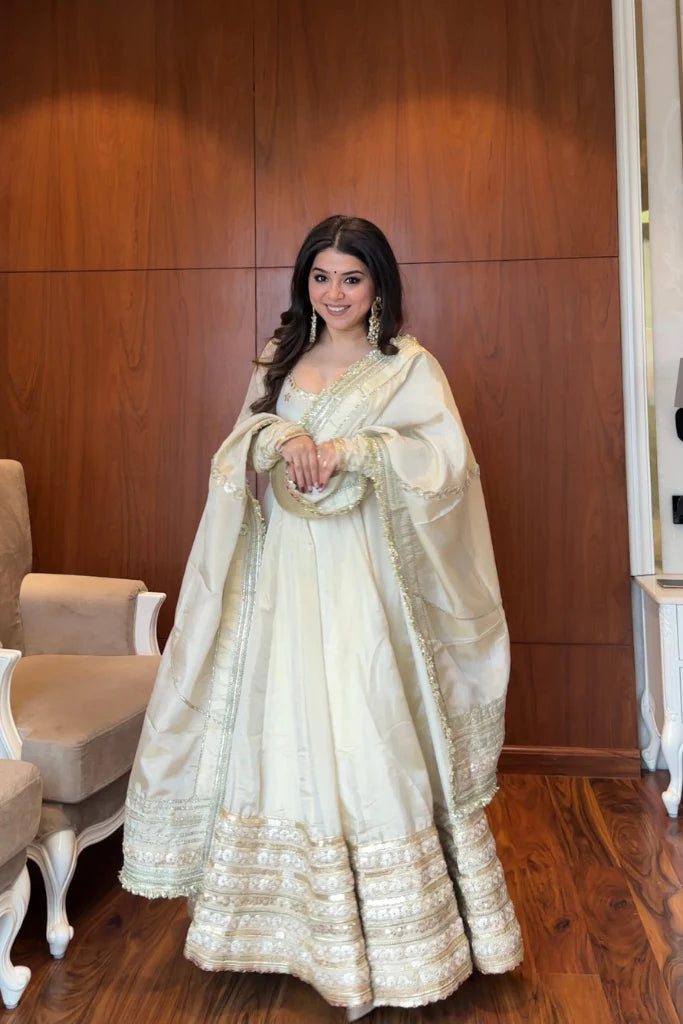 Mumtaz Tissue Anarkali Set