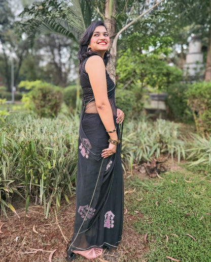 Thar to Tezpur tales Black Saree