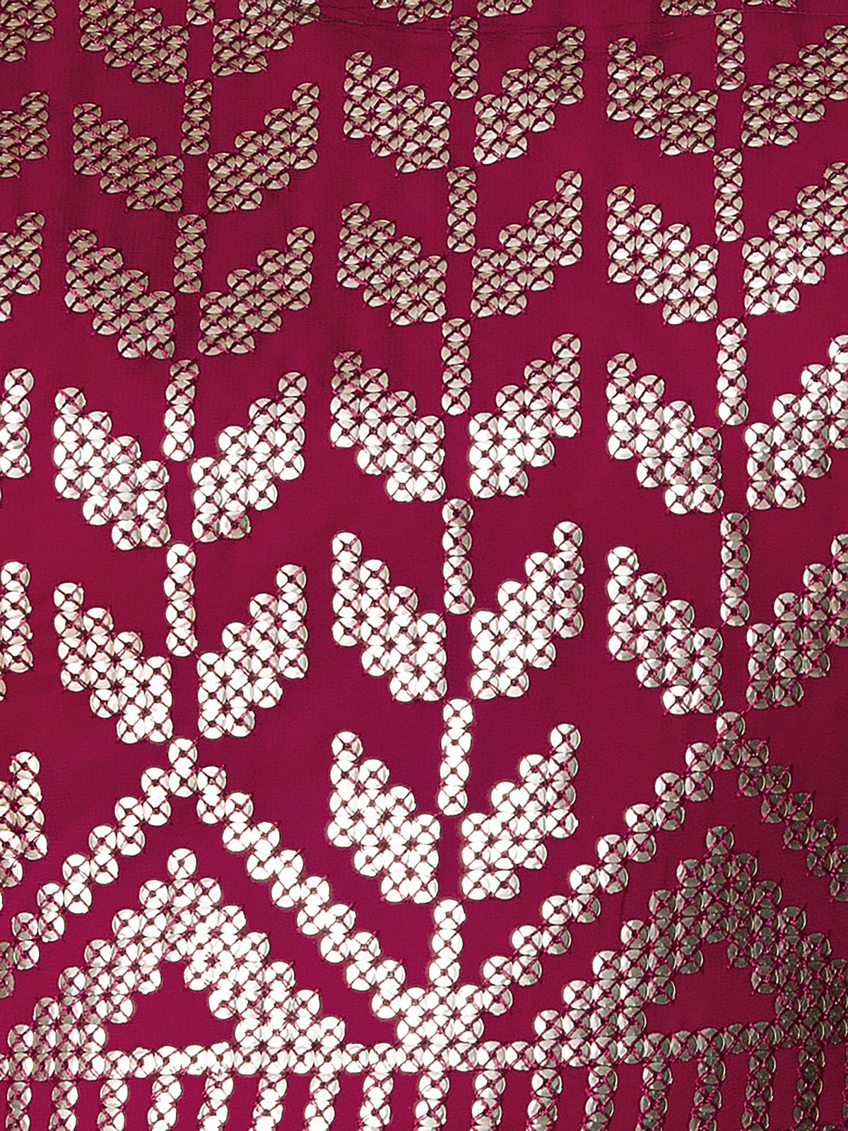 Dark Pink Sequin & Thread Work Georgette Festive Lehenga Choli