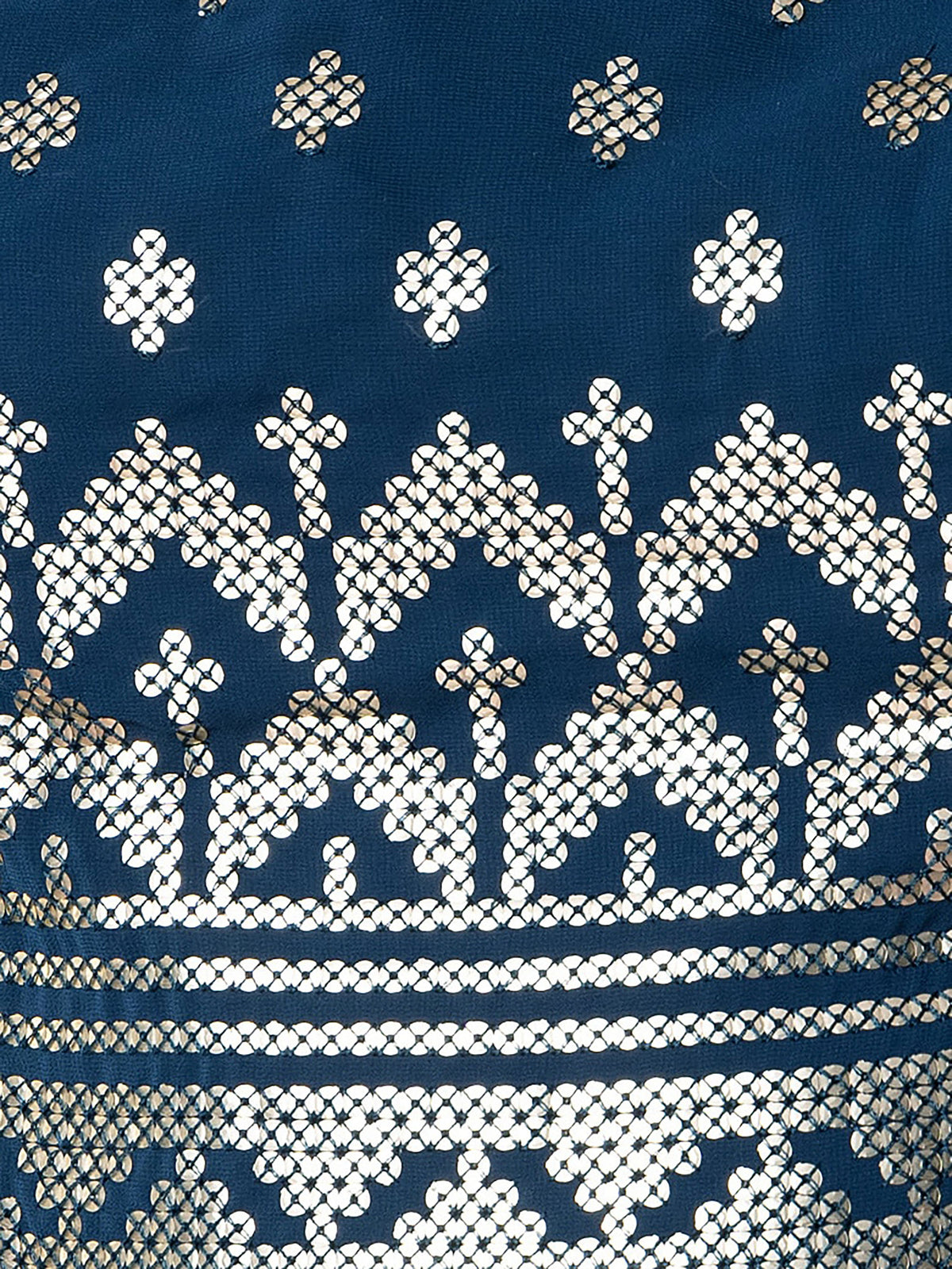 Teal Blue Sequin & Thread Work Georgette Festive Lehenga Choli