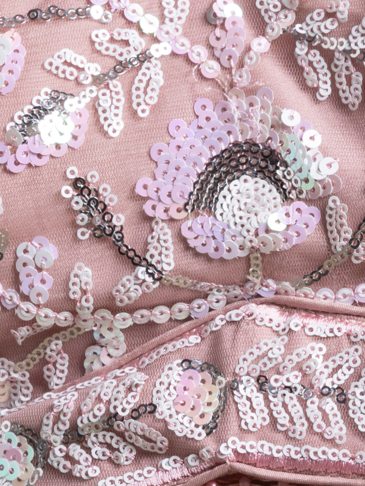 Pink Net Thread & Sequins Embroidered Lehenga Choli for Engagement