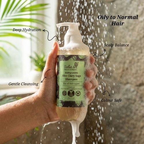 Aloe Clary Sage Shampoo | Oily to Normal Hair | 210g