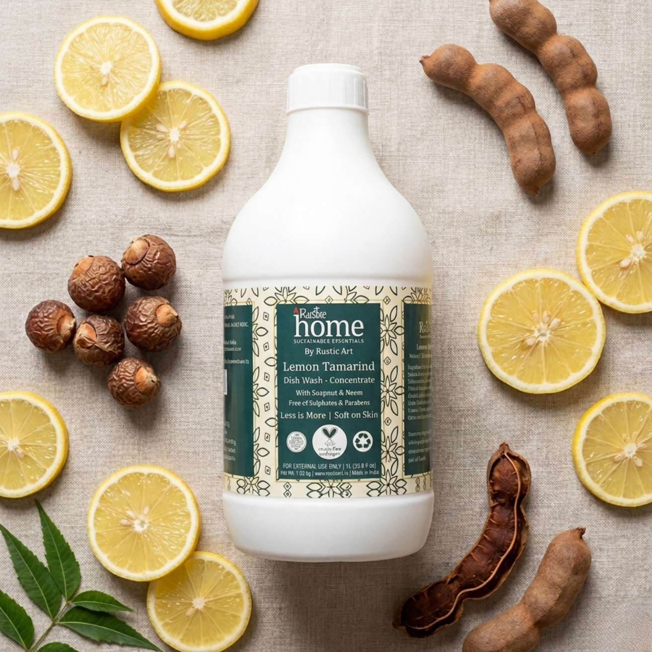 Lemon Tamarind Dish Wash Concentrate (1100g)