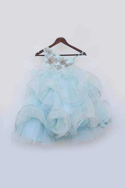 Powder Blue Layer Gown