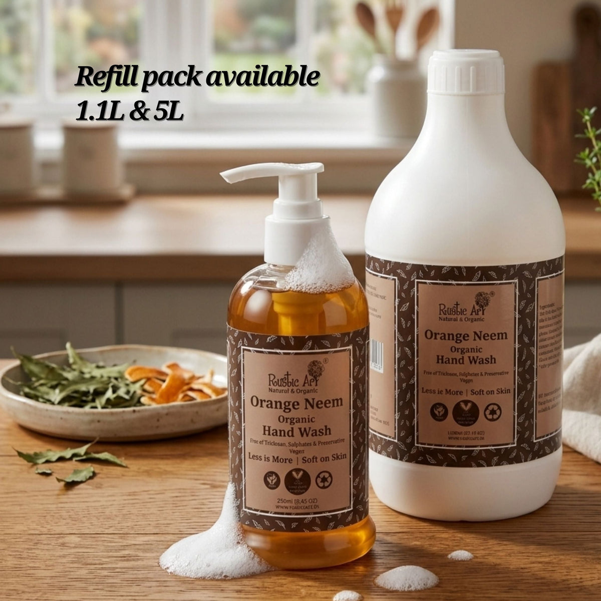 Orange Neem Hand Wash (250ml)