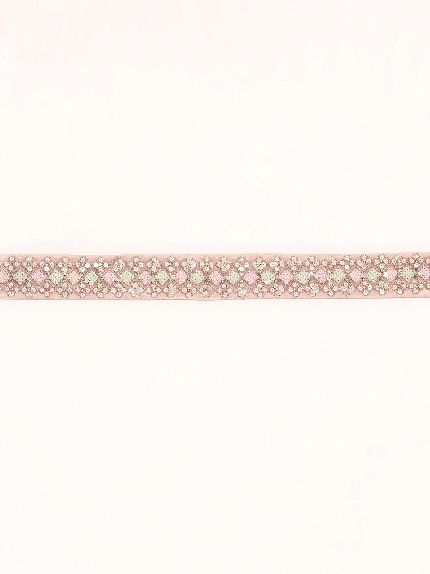 Pink Net Multi Sequins & Zarkan Embroidery Bridesmaid Lehenga