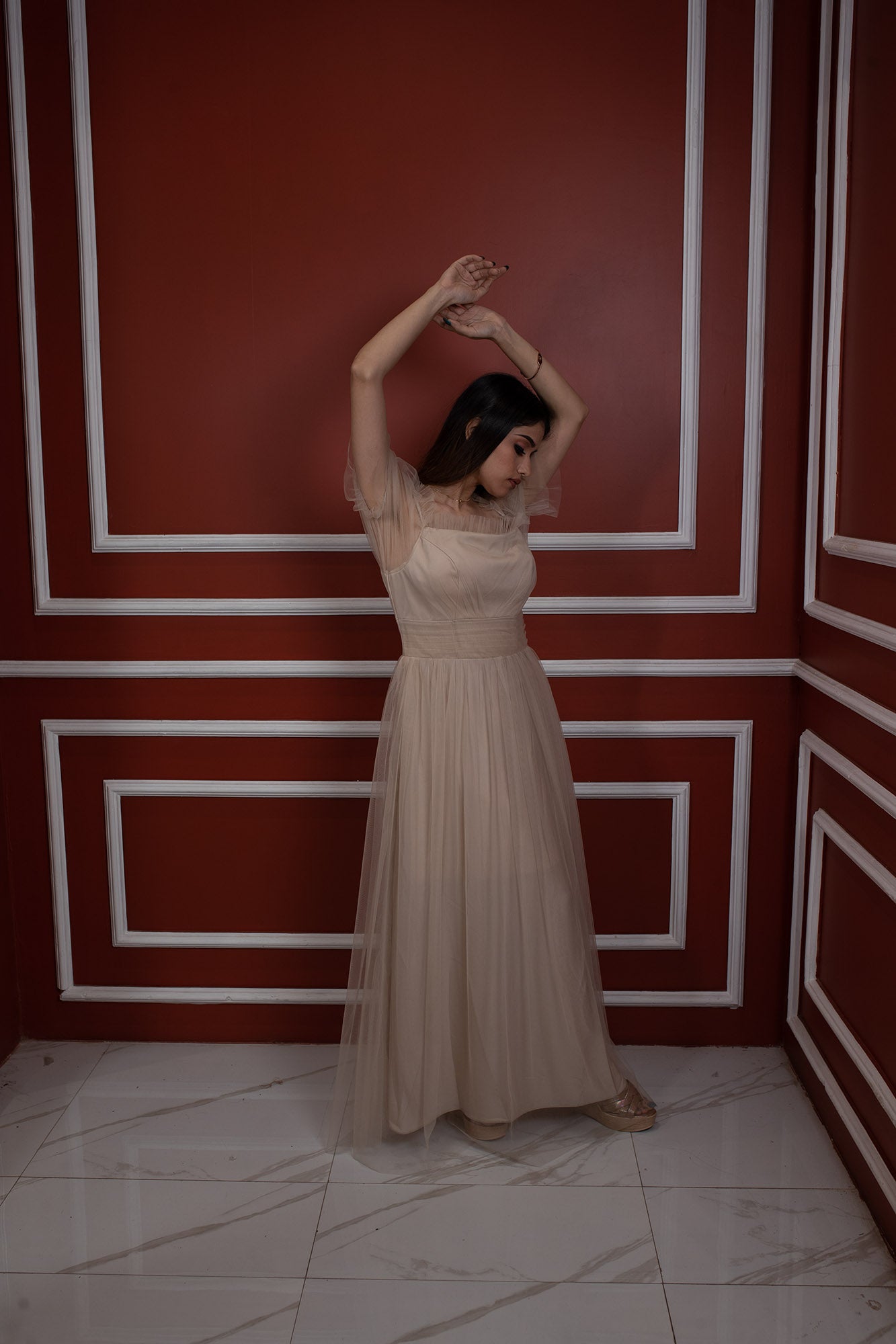 whispers of ivory Tulle Bridesmaid Corset