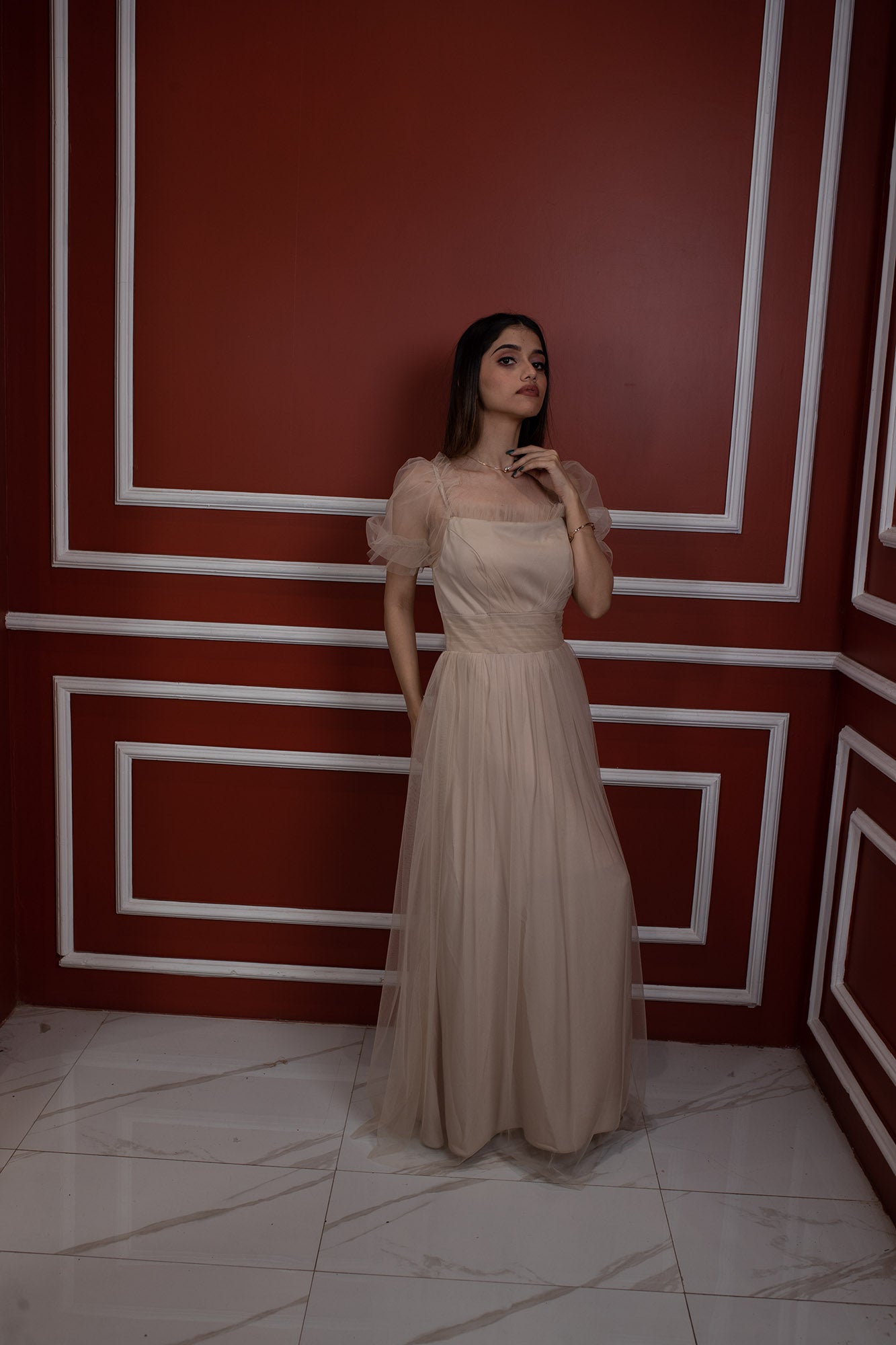 whispers of ivory Tulle Bridesmaid Corset