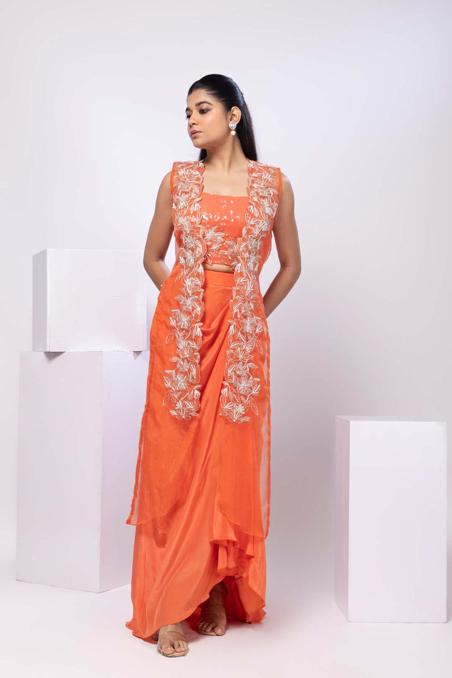 Orange Sunfire co ord set