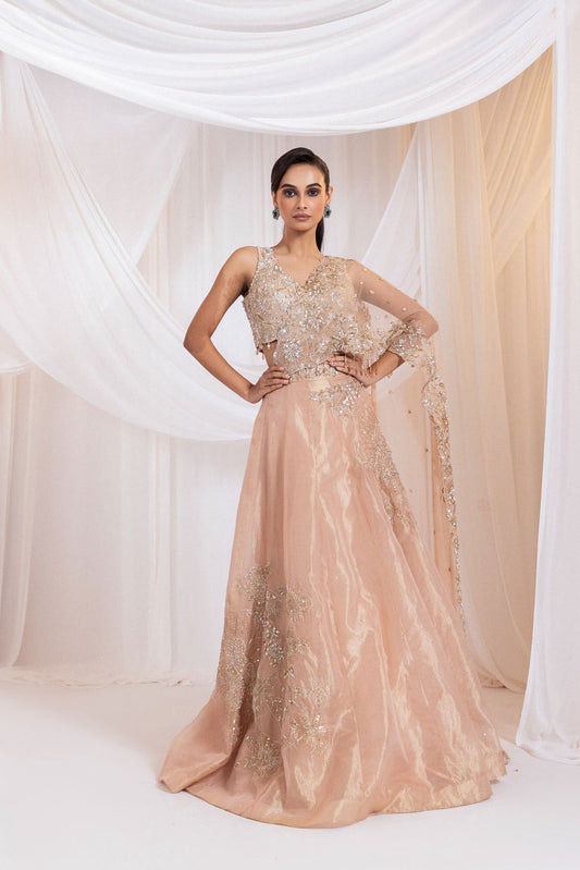 Roseglint Lehenga