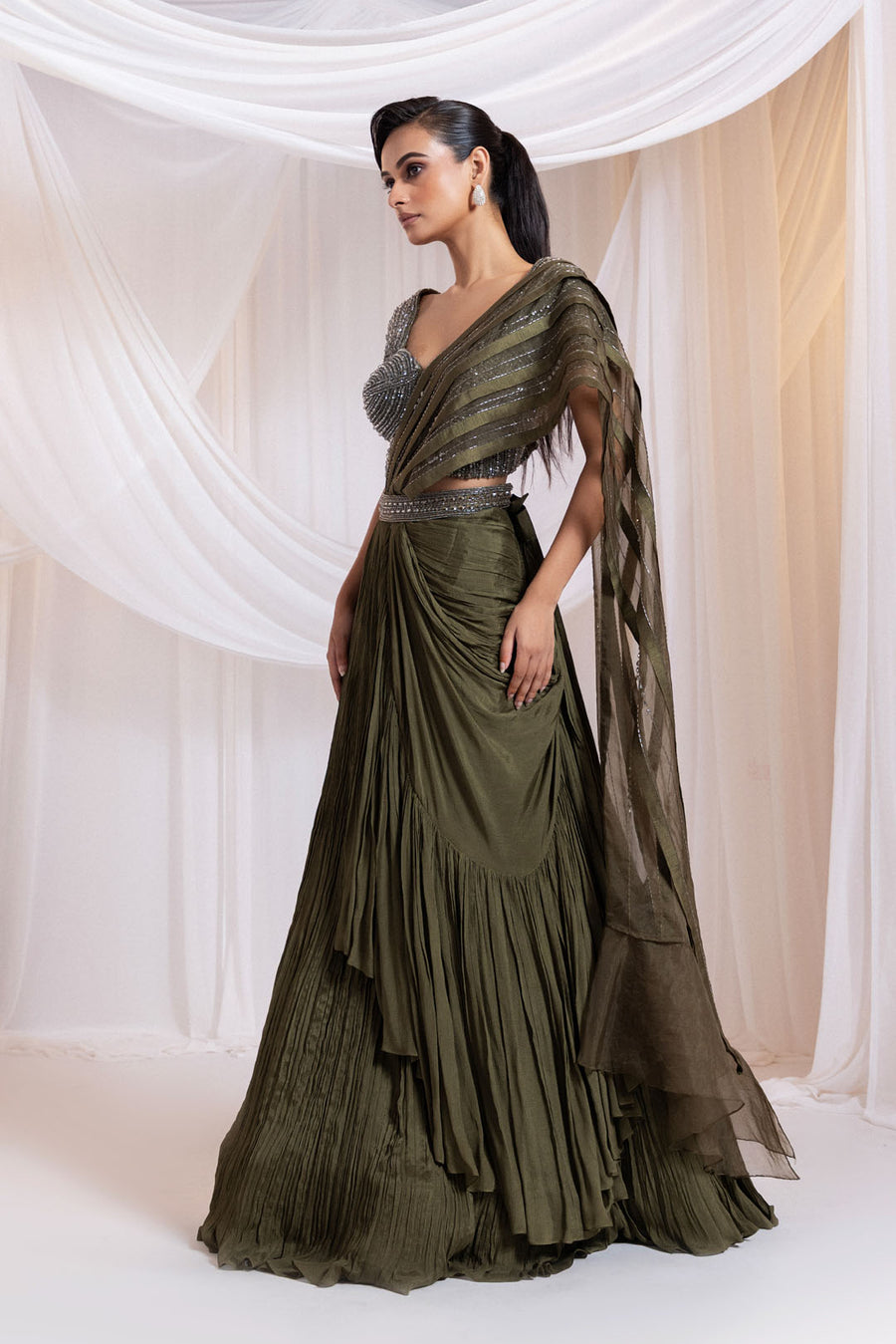 Petalshade Saree Set