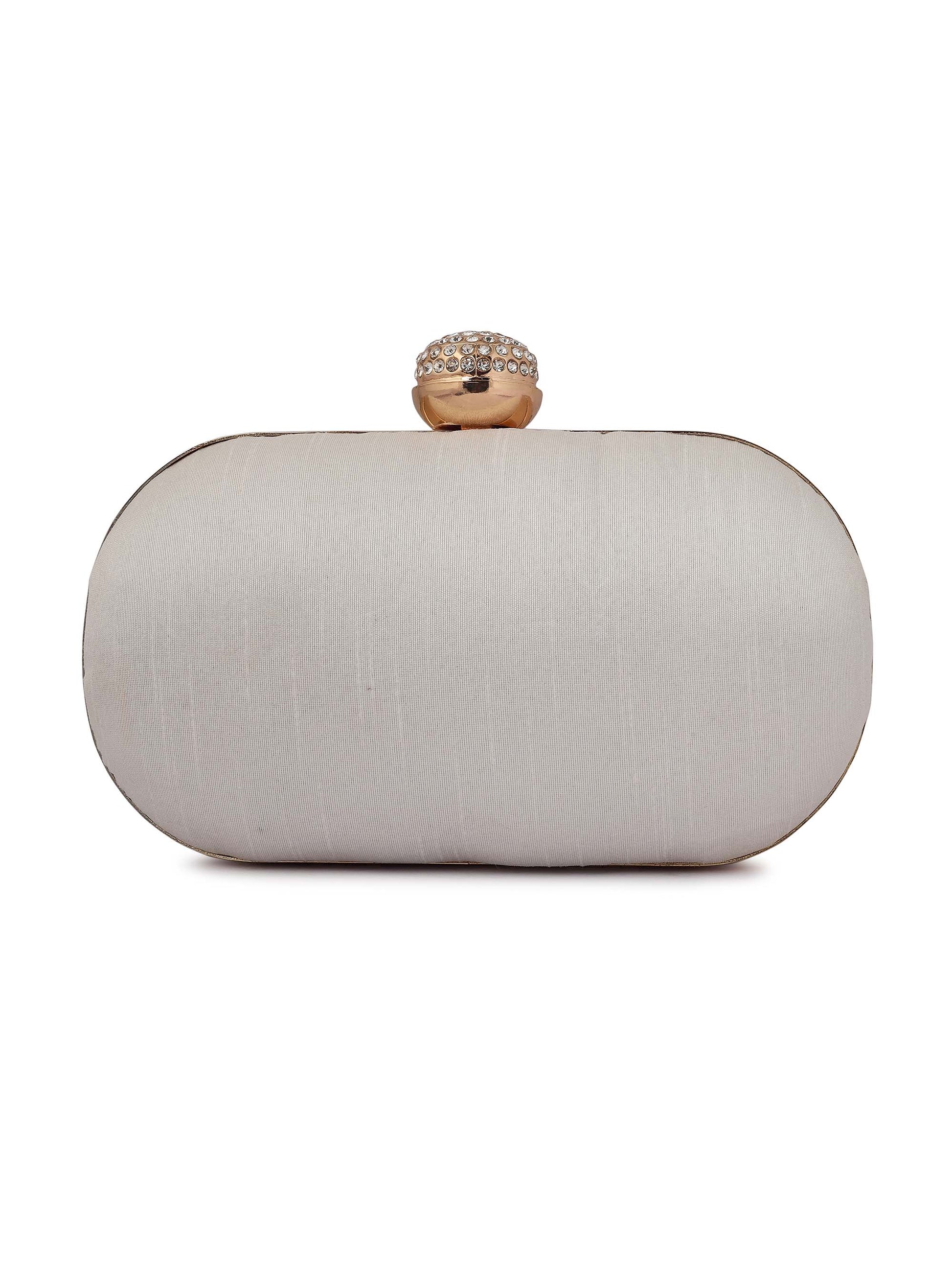 Ombre Capsule Clutch with Rainbow pattern