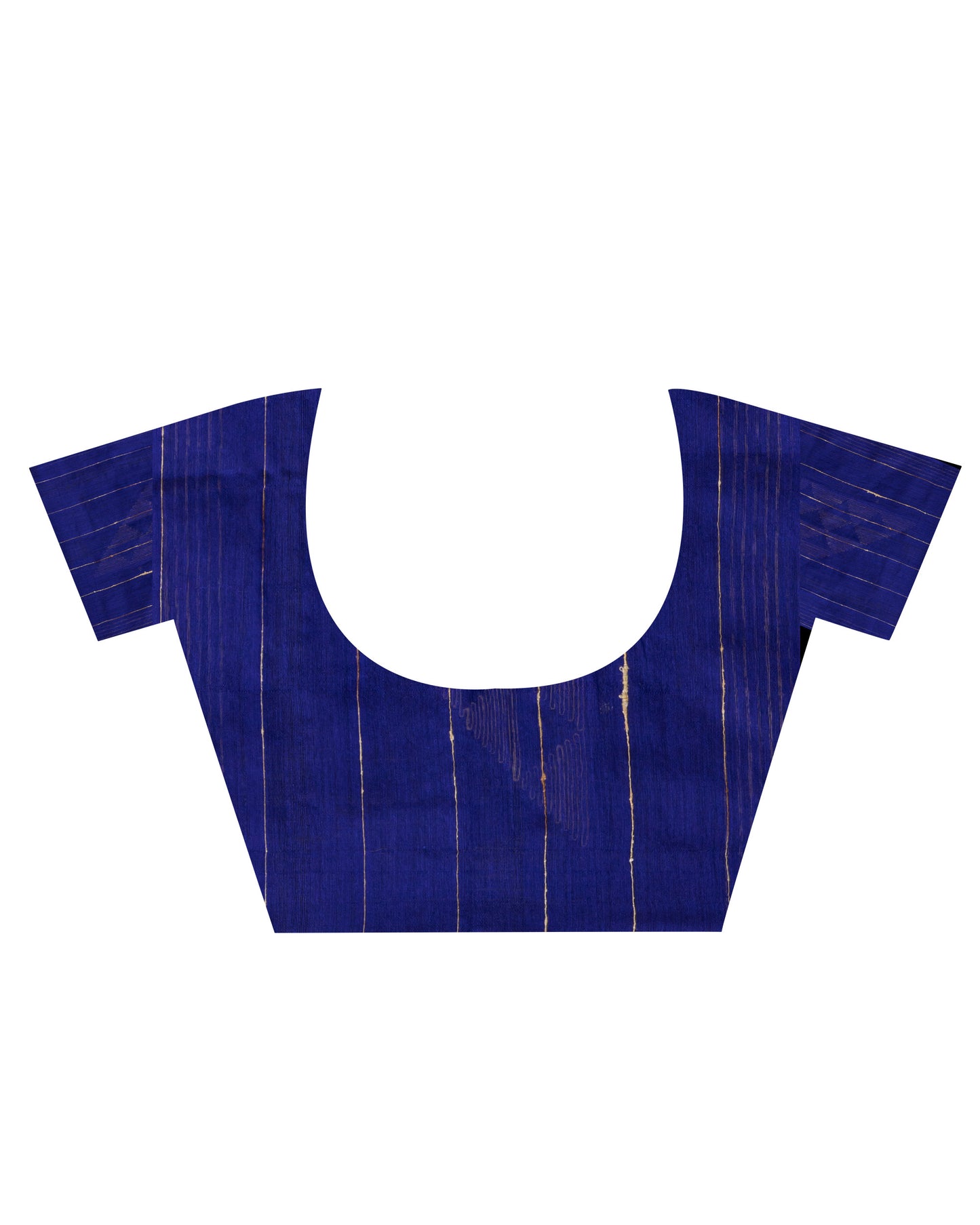 Royal Blue Cotton Blend Handloom Jamdani Saree