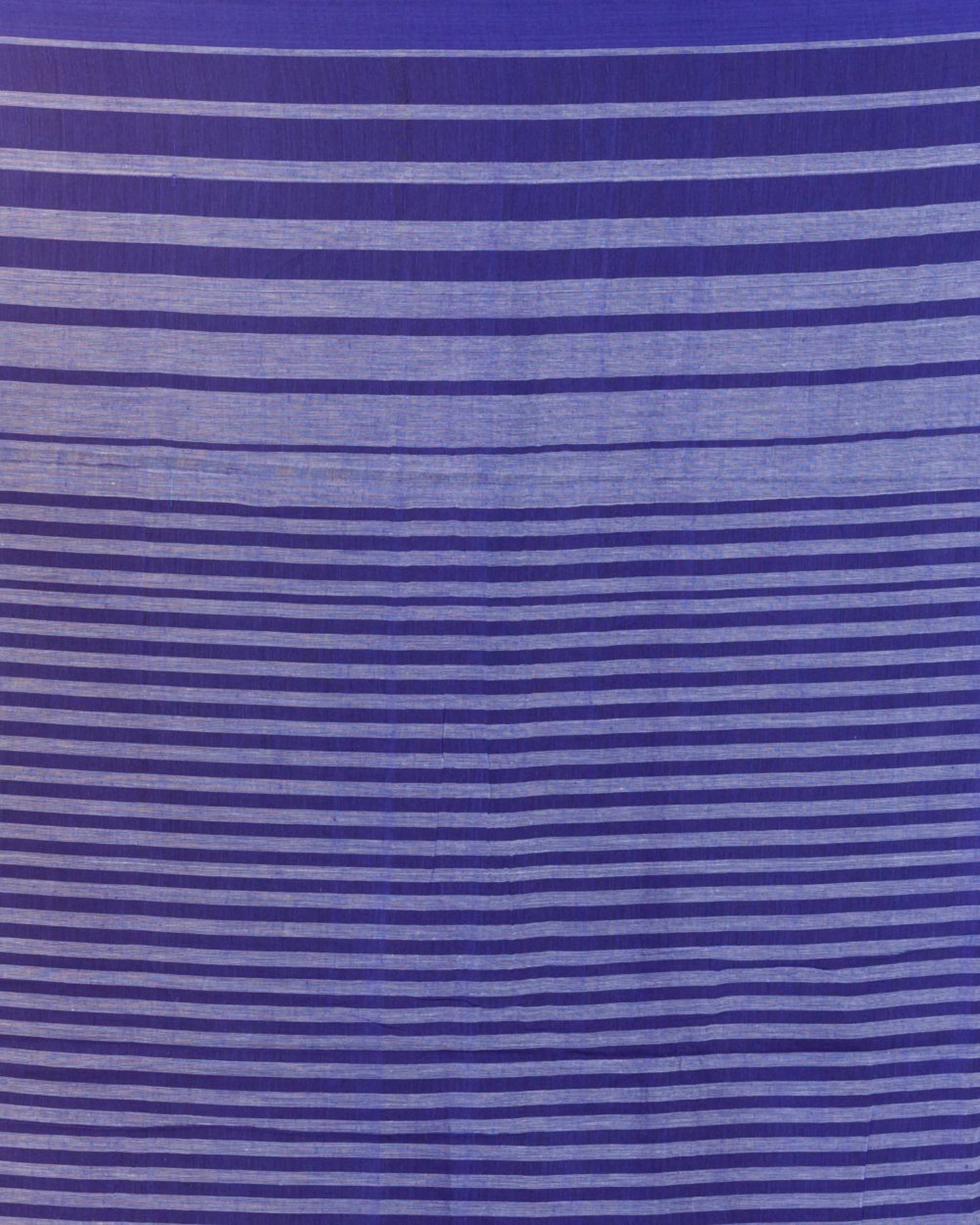Blue White Handwoven Cotton Saree