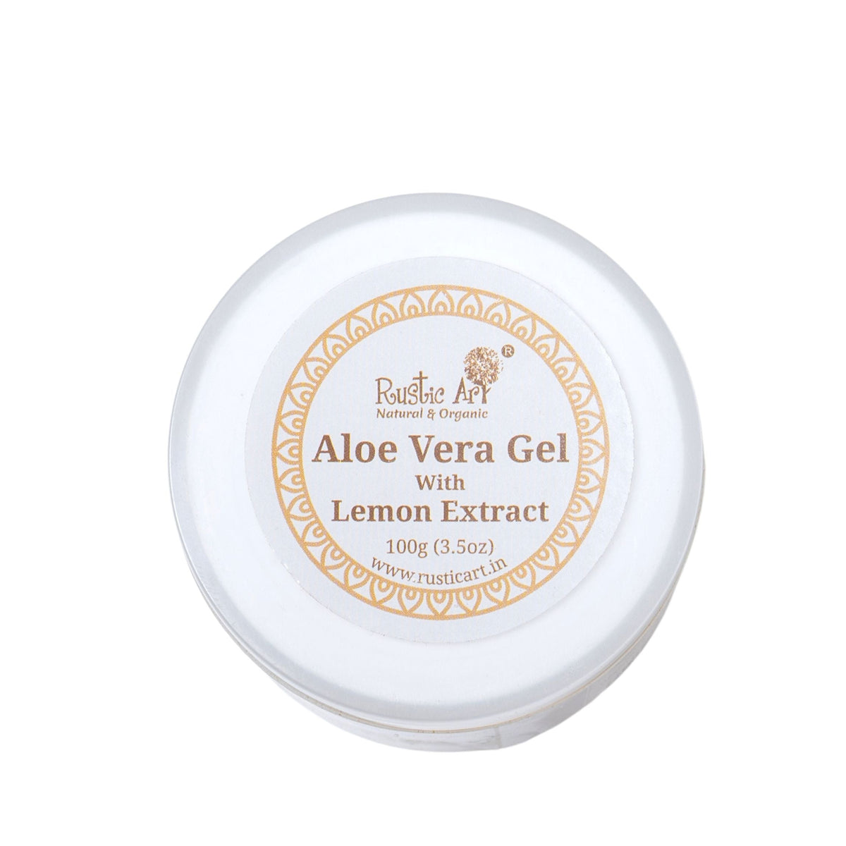 Aloe Vera Lemon Gel (100gm), Rustic Art