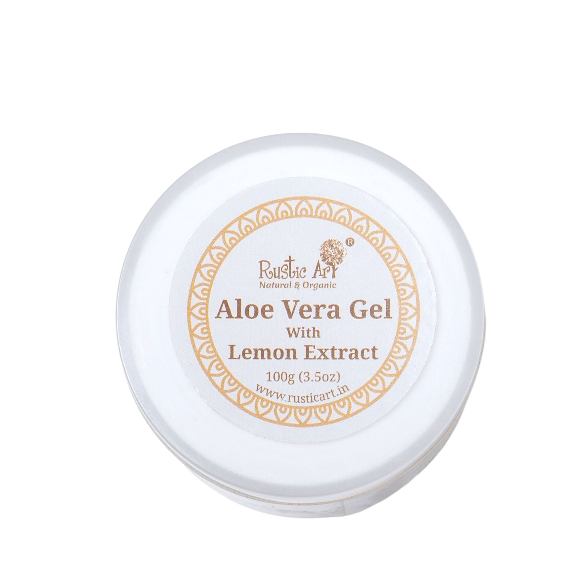 Aloe Vera Lemon Gel (100gm), Rustic Art