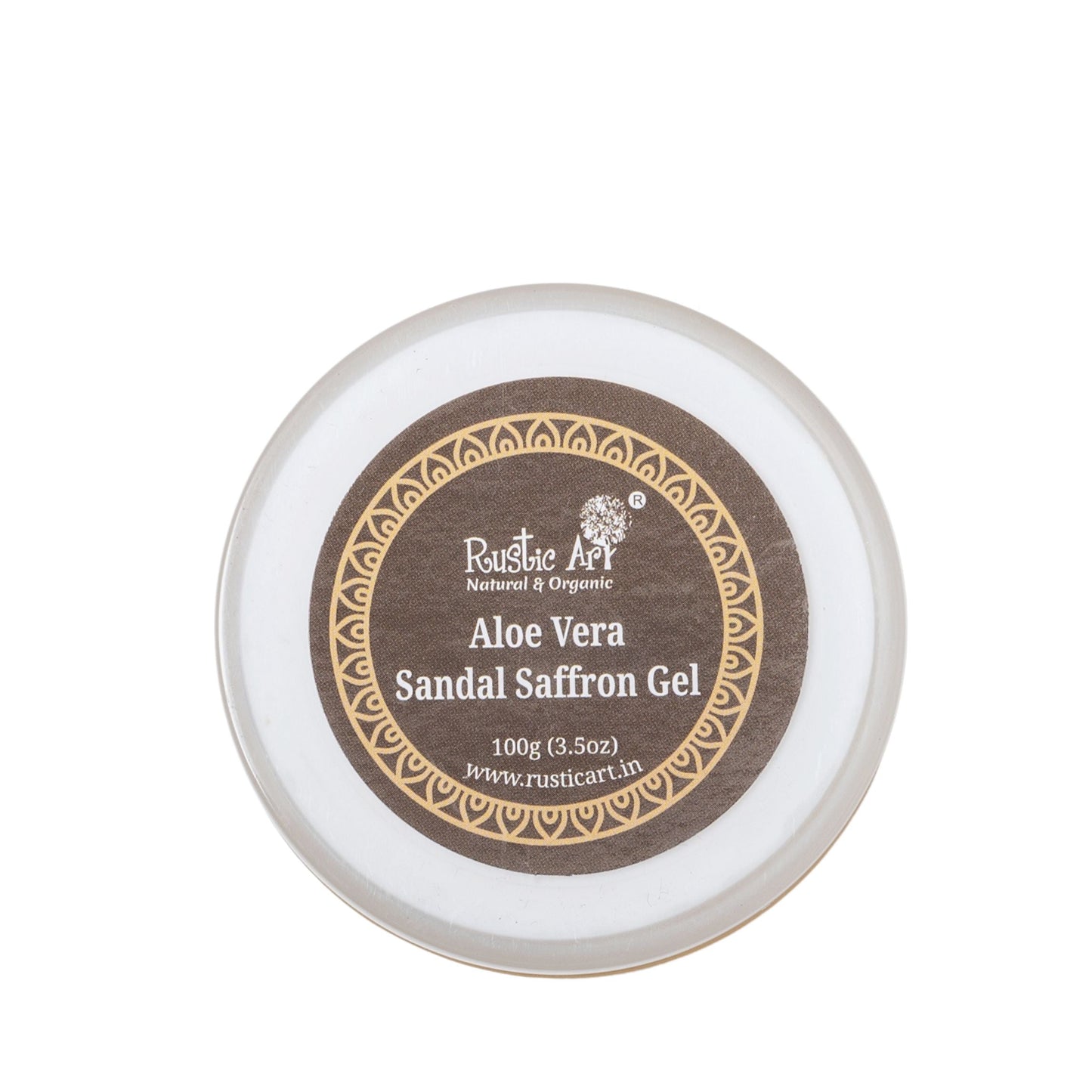 Aloe Vera Sandal Saffron Gel with Niacinamide, Rustic Art