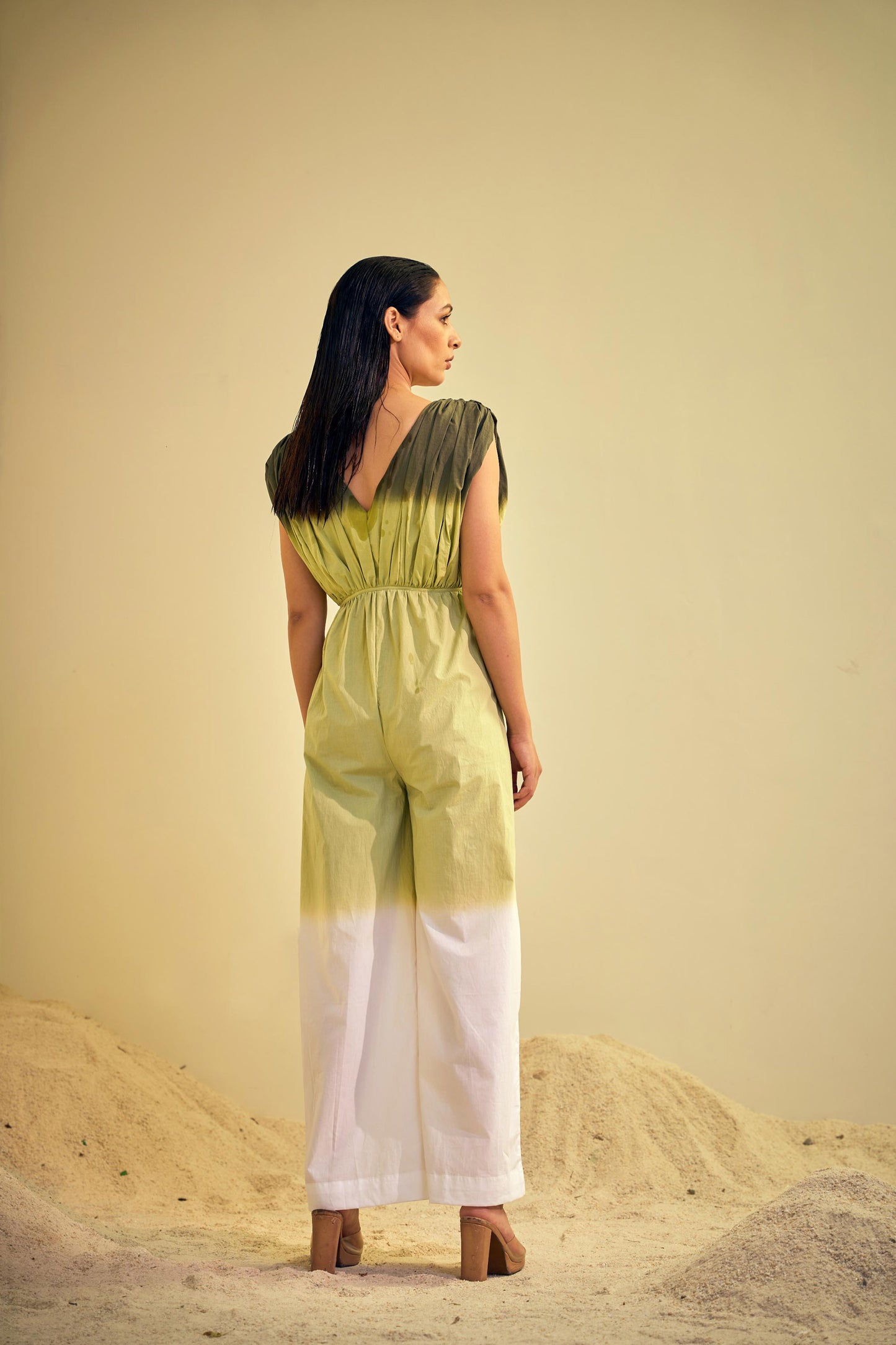 WILLOW  Green Jumpsuit