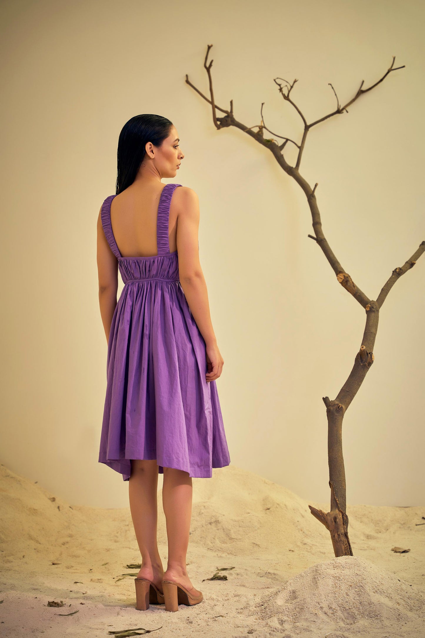 EZEL Purple Dress