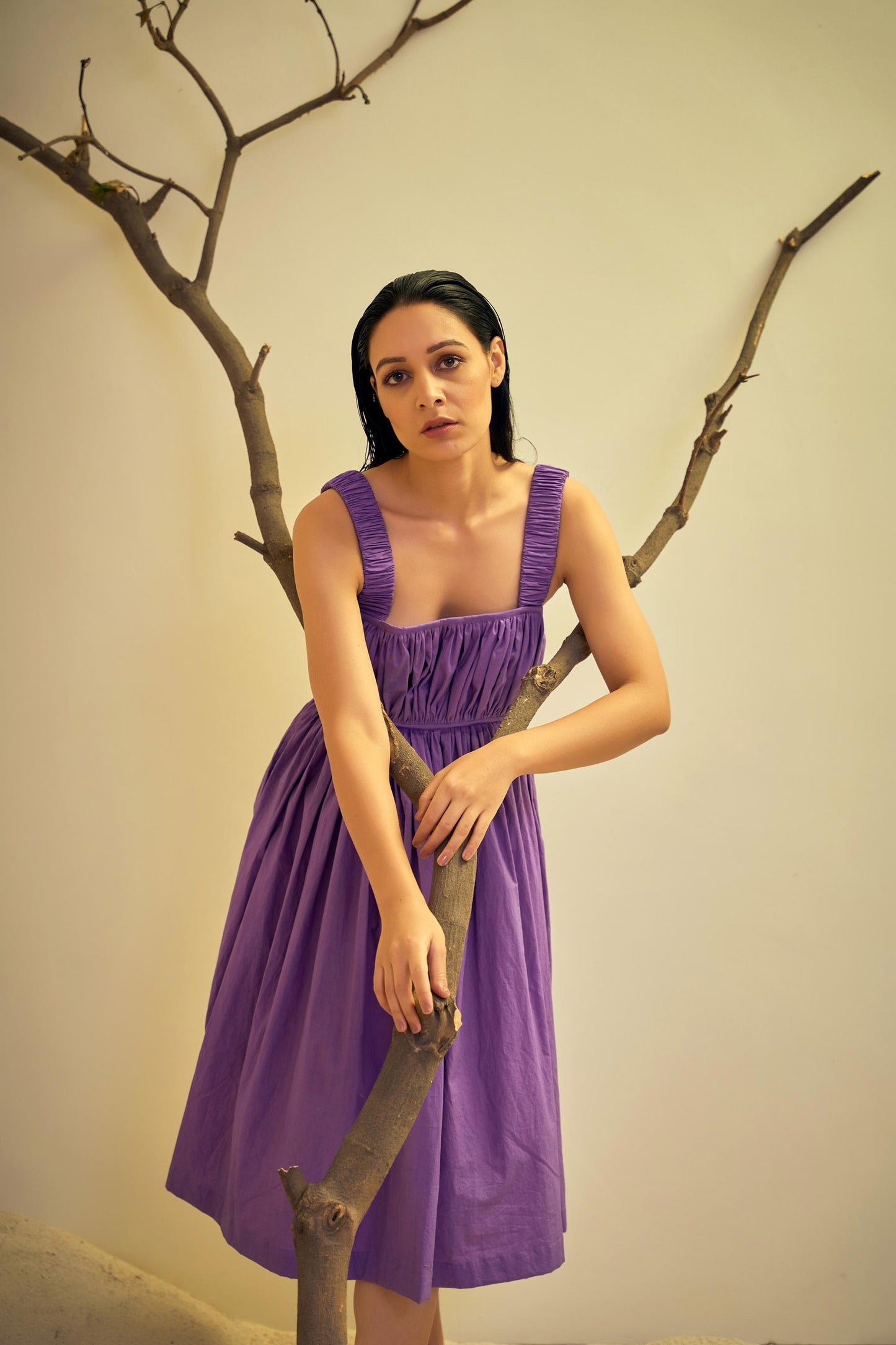 EZEL Purple Dress