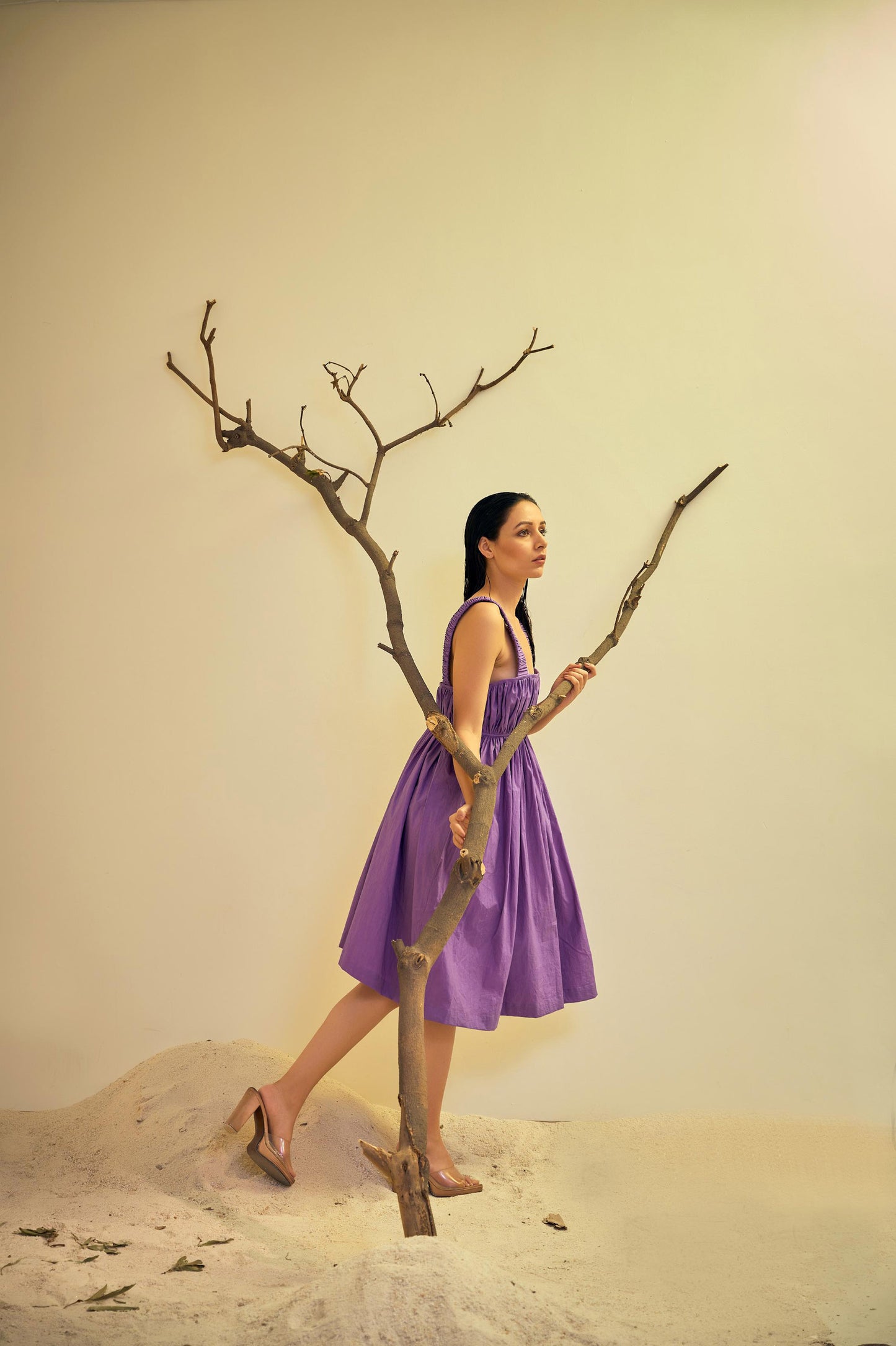EZEL Purple Dress