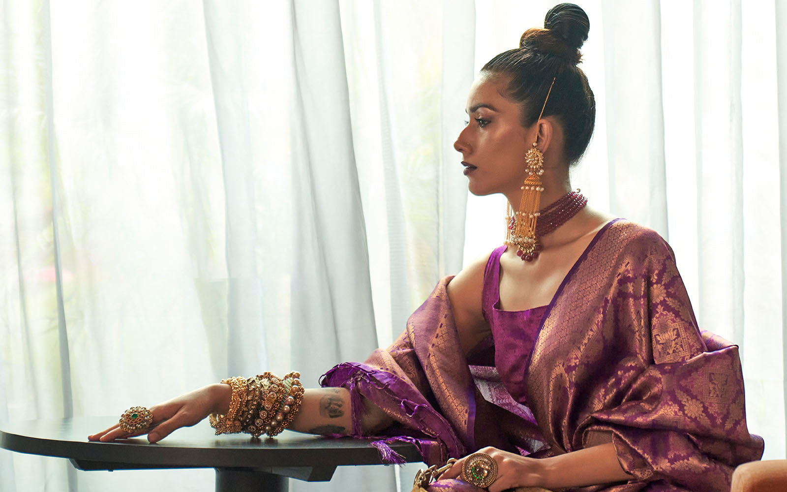 Banarasi saree for wedding guest