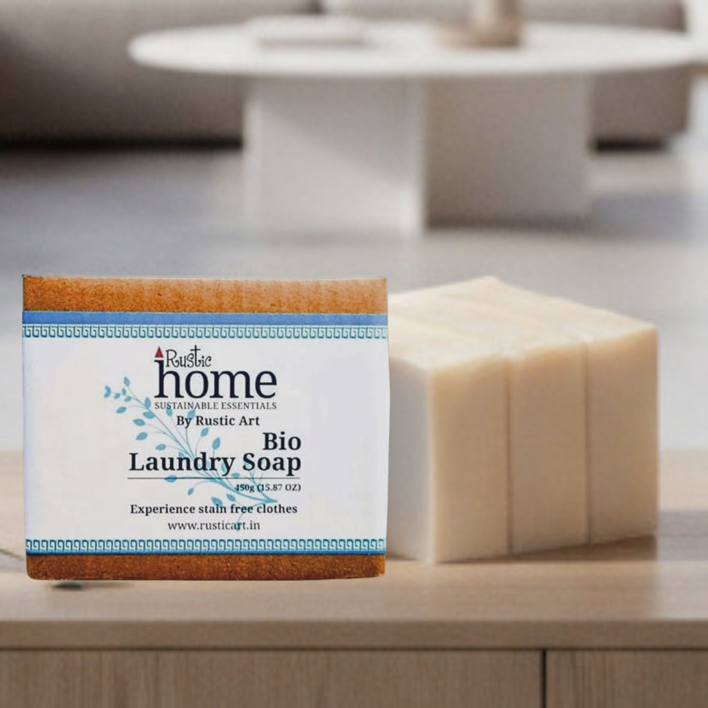 Bio Laundry Soap (Set of 3) (450gm), Rustic Home