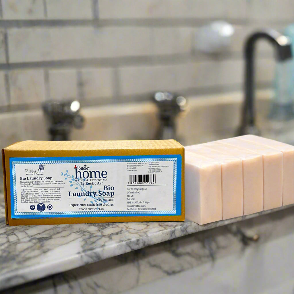 Bio Laundry Soap (Set of 5) (750g), Rustic Home