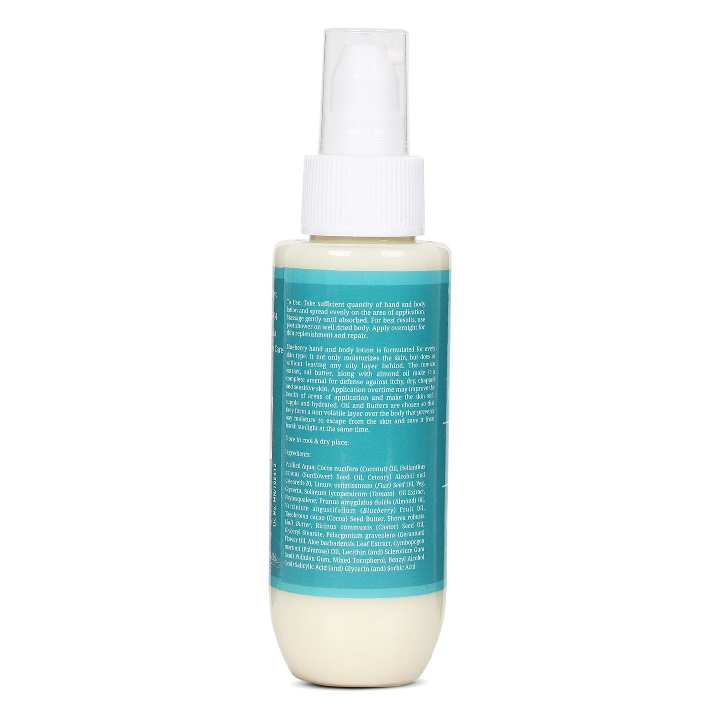 Blueberry Hand & Body Lotion (100ml), Rustic Art