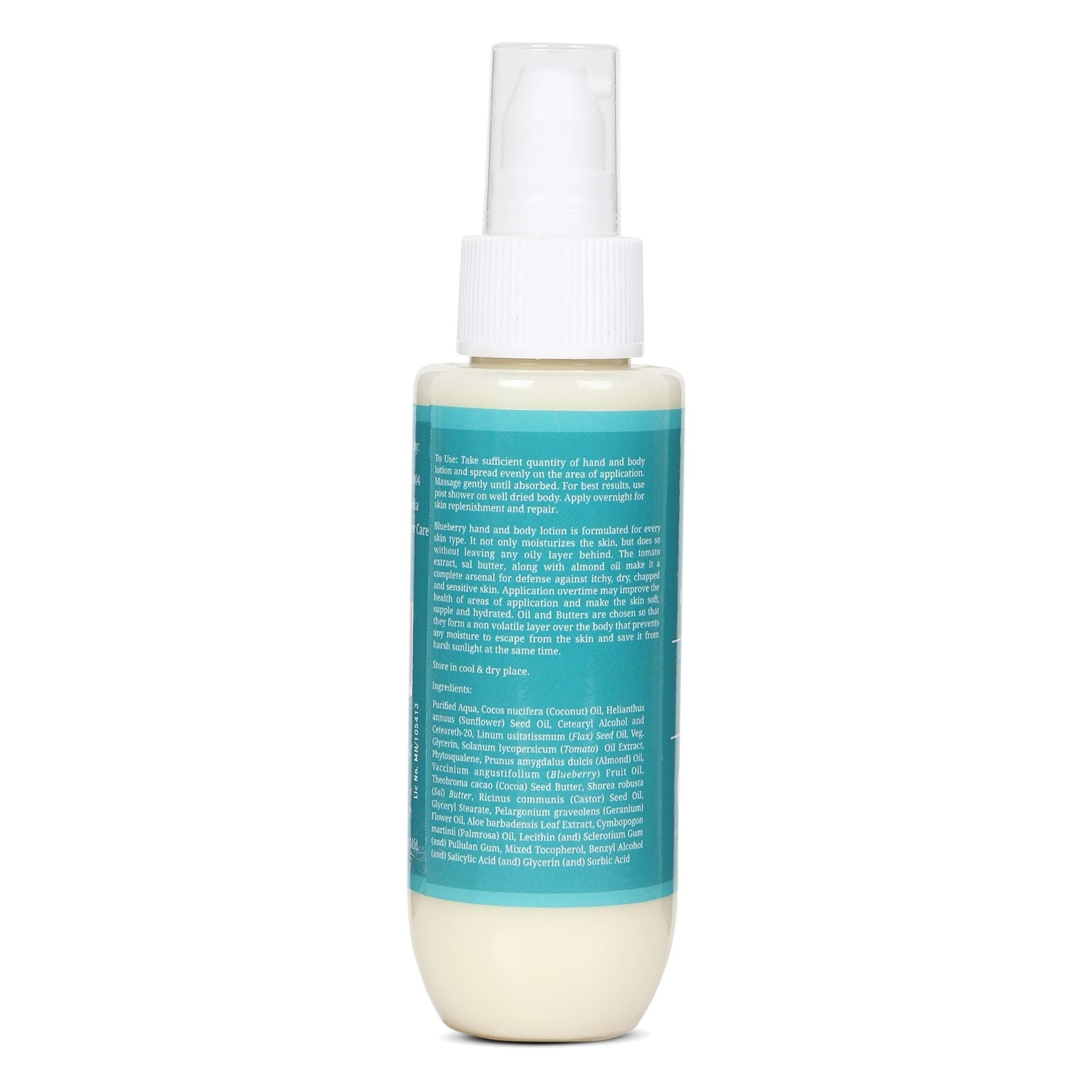 Blueberry Hand & Body Lotion (100ml), Rustic Art