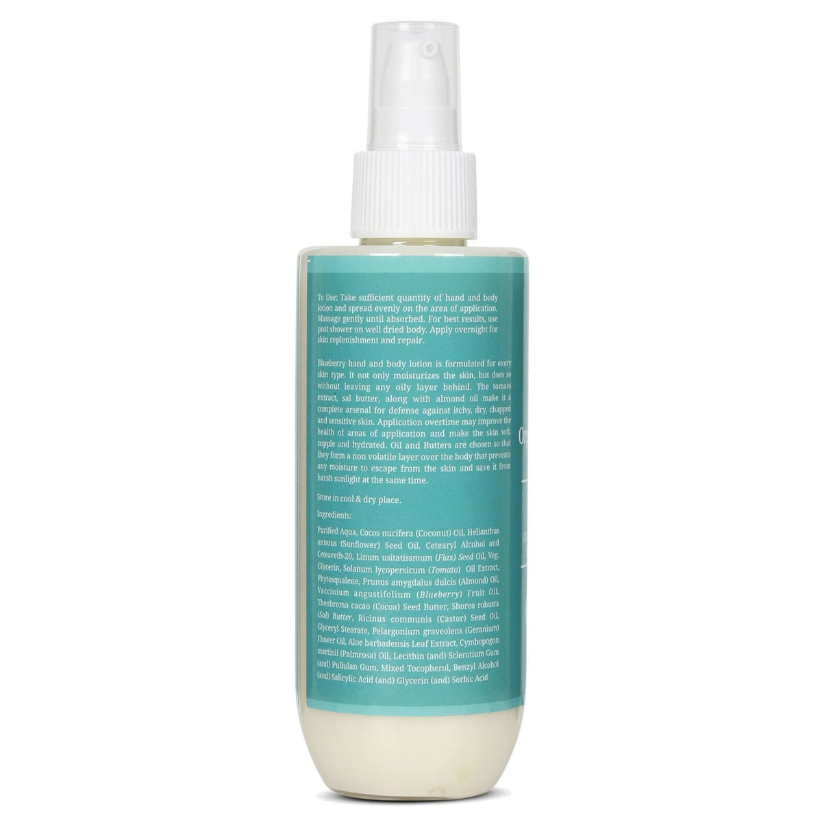 Blueberry Hand & Body Lotion (200ml), Rustic Art