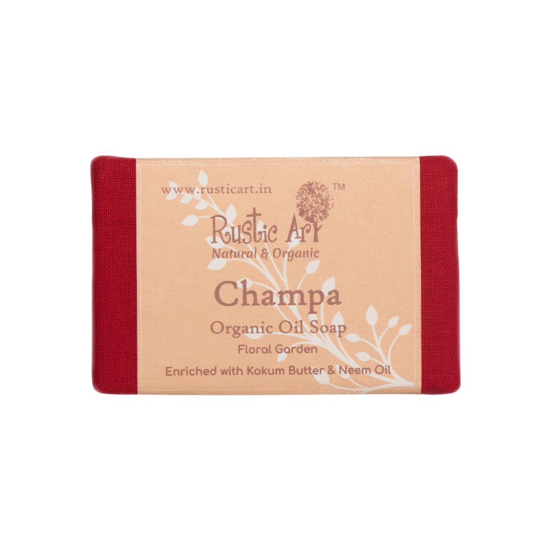 Champa Soap (100gm), Rustic Art