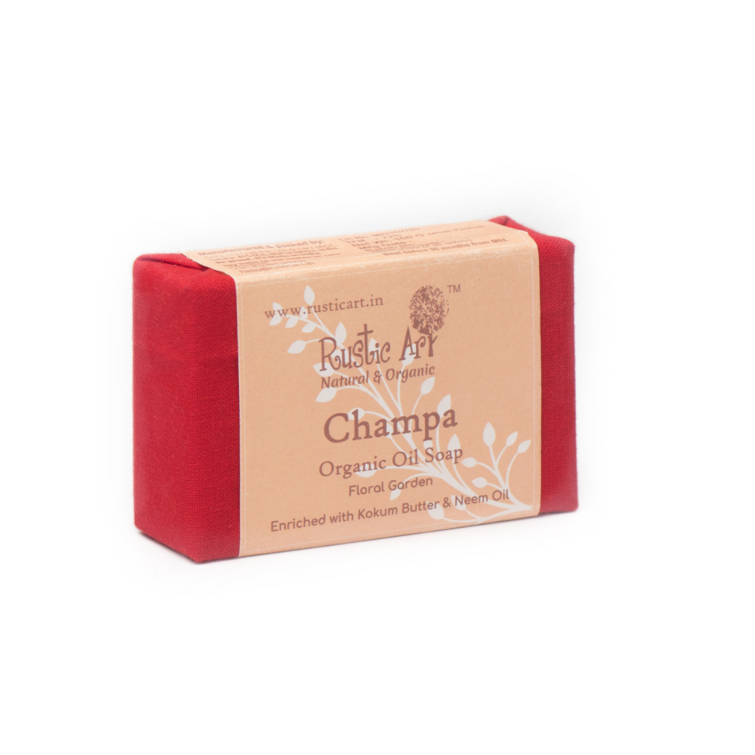 Champa Soap (100gm), Rustic Art