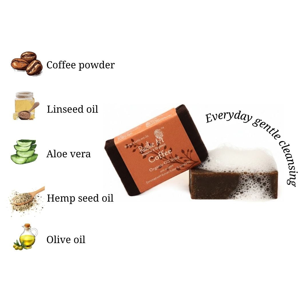 Coffee Soap (100gm), Rustic Art