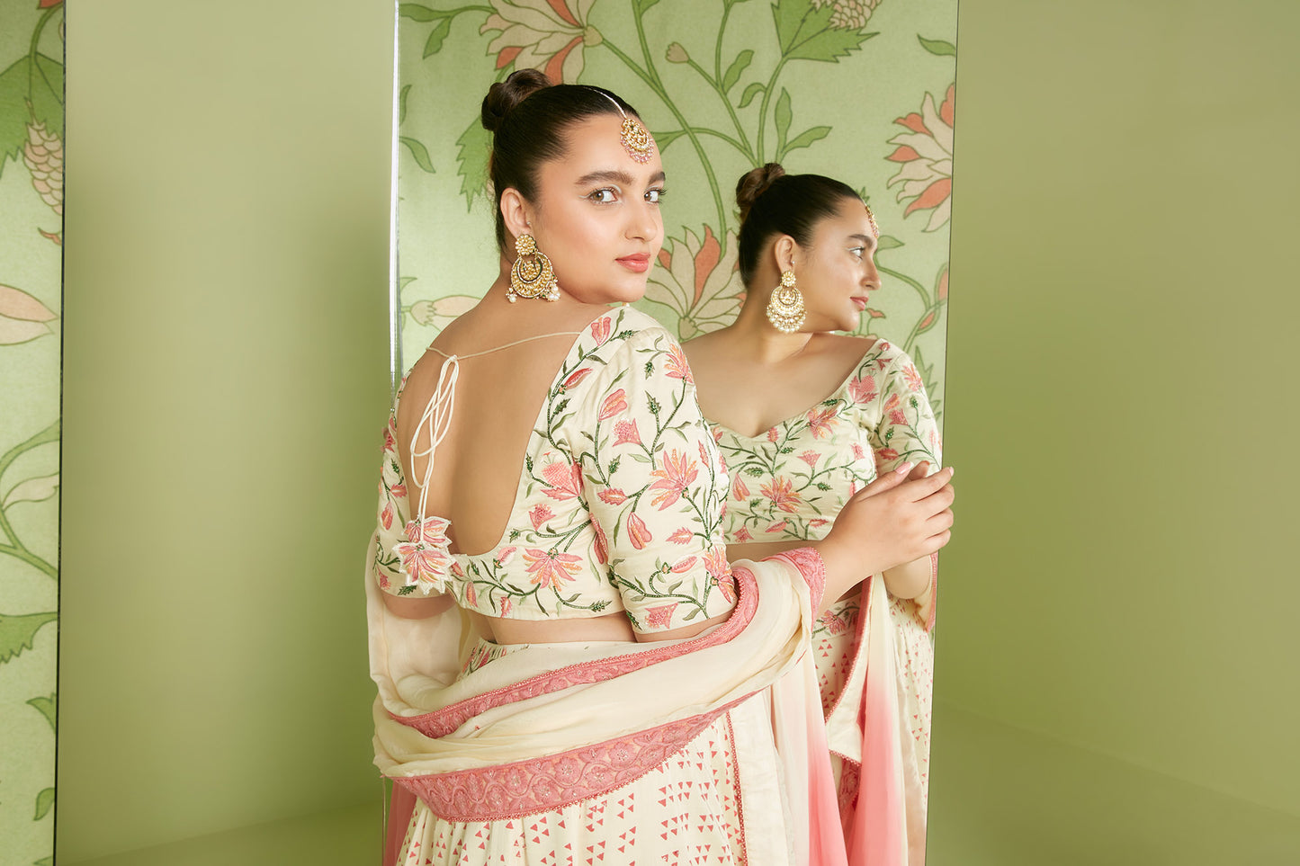 Ivory Hunar Lehenga Set